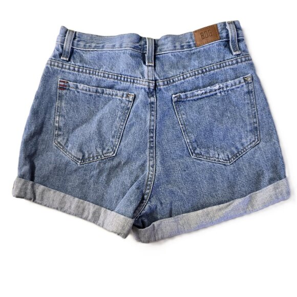 BDG Urban Outfitters Mom High Rise Denim Jean Shorts Size 27 Blue Womens - Picture 4 of 5